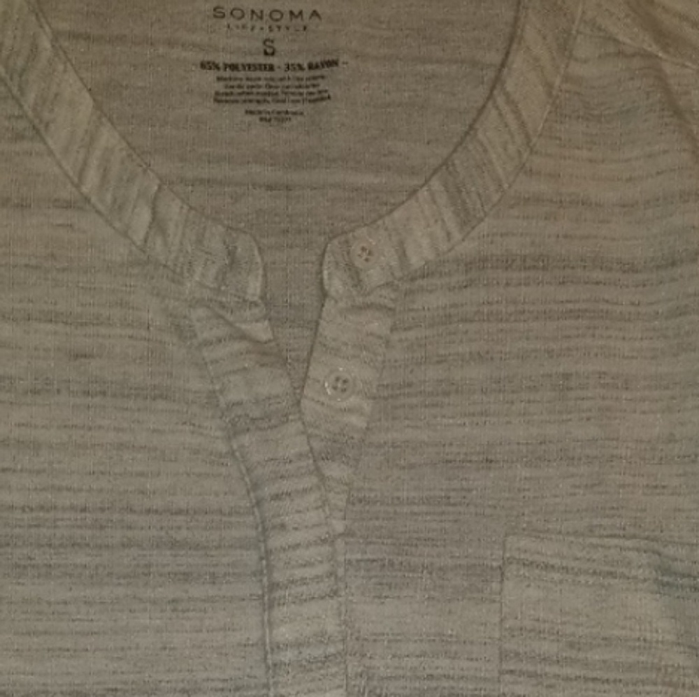 Sonoma White & Black Tank Top